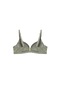 Aria Patterned Backing Green Bra Single Top (625Single) - 2