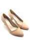 Laura Plus Ten Crepe Elegant Pointed Toe Thin Heeled Evening Dress Shoes - 2