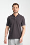 Waffle Men's Regular Fit Polo Neck T-Shirt 100% Cotton Poloyaka-Button - 3