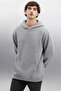 Draco Men's Organic Fabric Fleece Inside Soft Kangaroo Pocket Hooded Grimelange Sweatshirt - 2