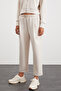 Gıada Women's Elastic Waist Comfortable Leg Relaxed Fit Organic Cotton Premium Fabric Vanilla Sweatpants - 4