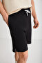 UNCERTAIN Men's Comfort Fit Black Shorts & Bermuda - 5