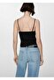 Blouse on a Rib with Thin Straps - 4