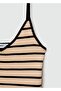 Blouse on a Rib with Thin Straps - 6