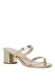Pearl Natt 3Fx Gold Women's Heeled Slippers - 2