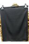 Black Medina Silk Shawl Solid Color Width 73 cm Length 1.93 73X1.93 - 2
