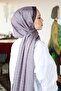 Premium Lux Original Monogram Shawl (Silk Voile, High Quality, Lightweight, Casual, Stylish, Testure Clothing) - 3
