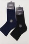 Men's Towel-Textured Cotton Socks, 4-Pack - 2