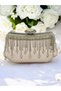Skin Satin Women's Evening Dress Bag Wedding Engagement - 3