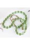 Fire Amber Beyzi Cut 8X11Mm Rosary - Water Green Transparent