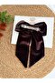 Velvet Fabric Bow Buckle - 2