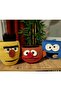 3-Piece Sesame Street Toy Basket Set, Organizer, Multi-Purpose Basket - 3