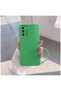 Samsung Galaxy S23 Fe Compatible Case Heart Soft Silicone Case Light Green