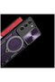 Samsung Galaxy S23 Compatible Case Magnetic Stand Armored Silicone Case Deep Purple - 2