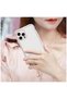 Apple iPhone 12 Pro Compatible Case Gold Design Leather Case White - 3