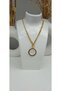 1St Class Steel No Darkening Black and White Double Sided Round Necklace - 6