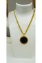 1St Class Steel No Darkening Black and White Double Sided Round Necklace - 4
