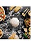 1.Grade Baking Mat Measured Dough Rolling Mat 45 X 65 Cm Black, Rotating Roller, Set of 3 - 7