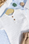 Summer Baby Boy Set with 100% Cotton Muslin Buttoned Bottom and Top Shorts - 2