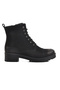 Black Nubuck Genuine Leather Women's Boots 670 Z