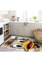 Kemal Collection Multicolored Cartoon Duck Patterned Woven Base Modern Decorative Carpet 43 - 3