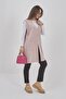 Women's Long Seasonal Knitwear Lycra Flexible Pocket Buttoned Vest - 4