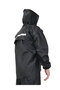 Hat Hooded Rain and Wind Proof Pvc Biker Raincoat Bottom Top Set Seamless Guaranteed - 2