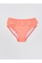 Orange Elastic Waistband Printed Baby Girl Bikini Bottoms, Pack of 2 - 3