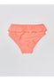 Orange Elastic Waistband Printed Baby Girl Bikini Bottoms, Pack of 2 - 5