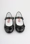 Girl's Black Patent Leather Bow Ballerina Shoes - 3