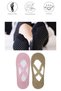 2 Pieces of Yoga Pilates Fitness Dance and Sports Socks with Anti-Slip Soles - 2