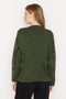 Green Line Piping Detailed Knitwear Sweater TCTAW22AK0002 - 5