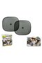 Auto Vehicle Car Side Window Sunshade Curtain Set 2 Side Window Curtains + 2 Suction Cup Curtains - 3