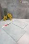 Glass Cutting Board - Glass Cutting Board |   Set of 2 Translucent |   20cm X 30cm