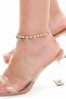 Women's Elephant Charm Detailed Wooden Bead Anklet - 2