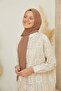 Medina Silk Sersi Latte Shawl - 3