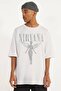 Men's White Angel Nirvana Oversize Short Sleeve T-shirt