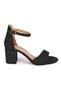 L13 Black Polka Dot Heeled Summer Women's Shoes - 2