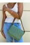Women's Mint Chain Quilted Shoulder Bag - 5