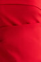 Kırmızı Straplez Fitted Drapeli Dokuma Bluz TWOSS24BZ00348 - 3
