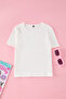 Ecru Girl's Knitted T-Shirt Tkdss25Ts00022 - 3