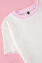 Ecru Girl's Knitted T-Shirt Tkdss25Ts00024 - 4
