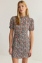 Light Red Floral Mini Woven Dress Twoss21El2880 - 2