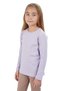 Unisex Kids Badi Crew Neck Long Sleeve Lilac T-Shirt - 2