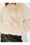 Plush Coat Long Sleeve Round Neck - 5