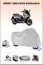 Honda Forza 250 - دراجة نارية متينة متوافقة مع القفل، رمادية، آمنة ومقاومة للماء