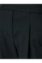 Pleat Detailed Pocket Carrot Cut Fabric Trousers - 6