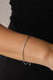 Steel Thin Parrot Chain Bracelet Tarnish Free 17+4cm 2mm Suitable for Daily Use