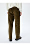 Corduroy Jogger Pants with Cotton Lace-Up Waist - 4