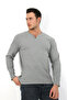 5524 NEW SEASON V CUT BUTTONED CASE Pullover - 5